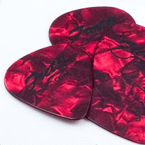 Guitar Pick Red