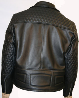 Rocker Leather Jacket Back