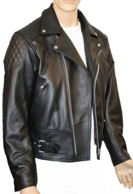 Rocker Leather Jacket Side